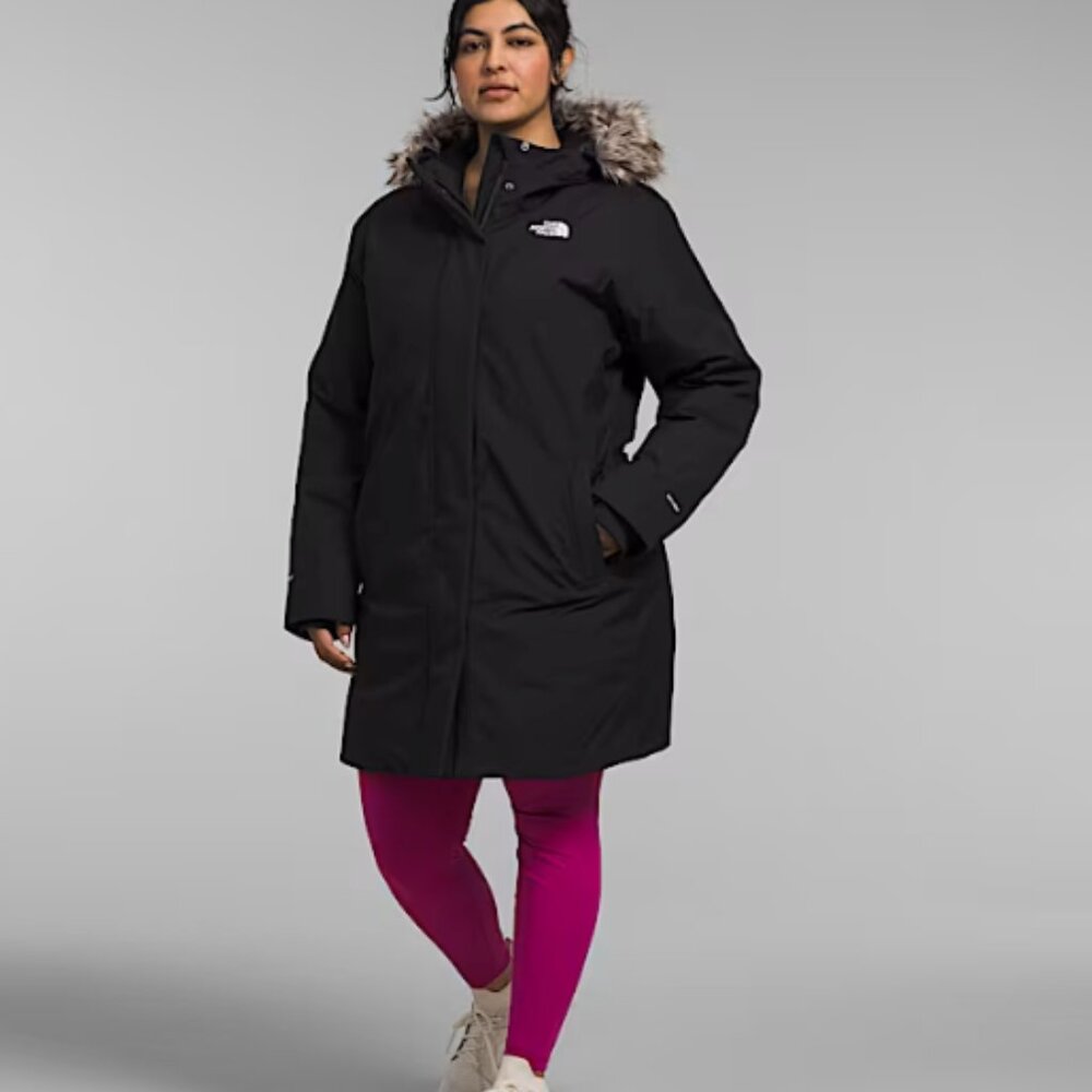 The North Face Plus Arctic Parka NF0A84J3JK3 Womens TNF Black 600 Down Jacket 2X